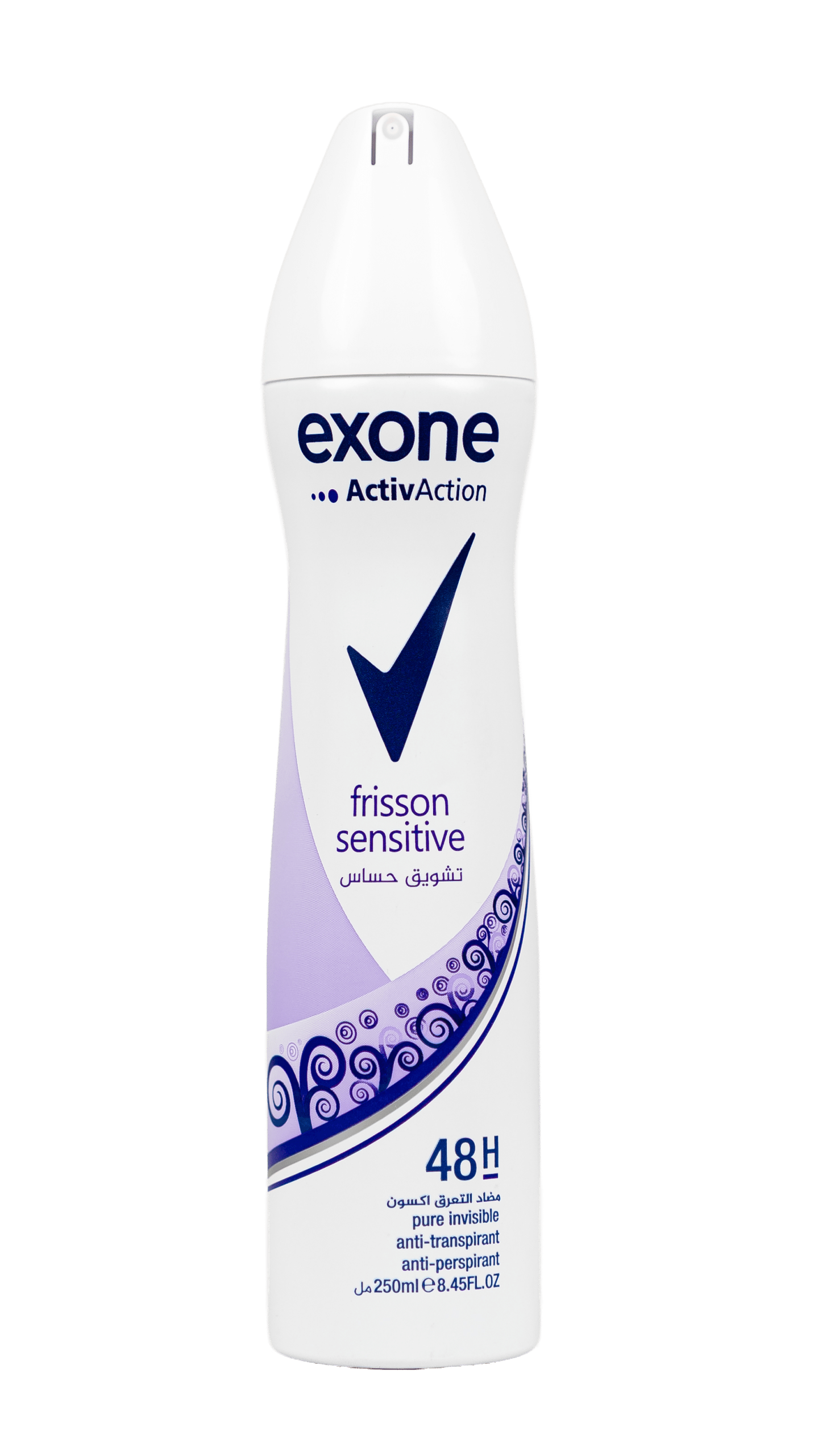 Exone Déodorant Spray Frisson Sensitive (FEMME) – 250ML