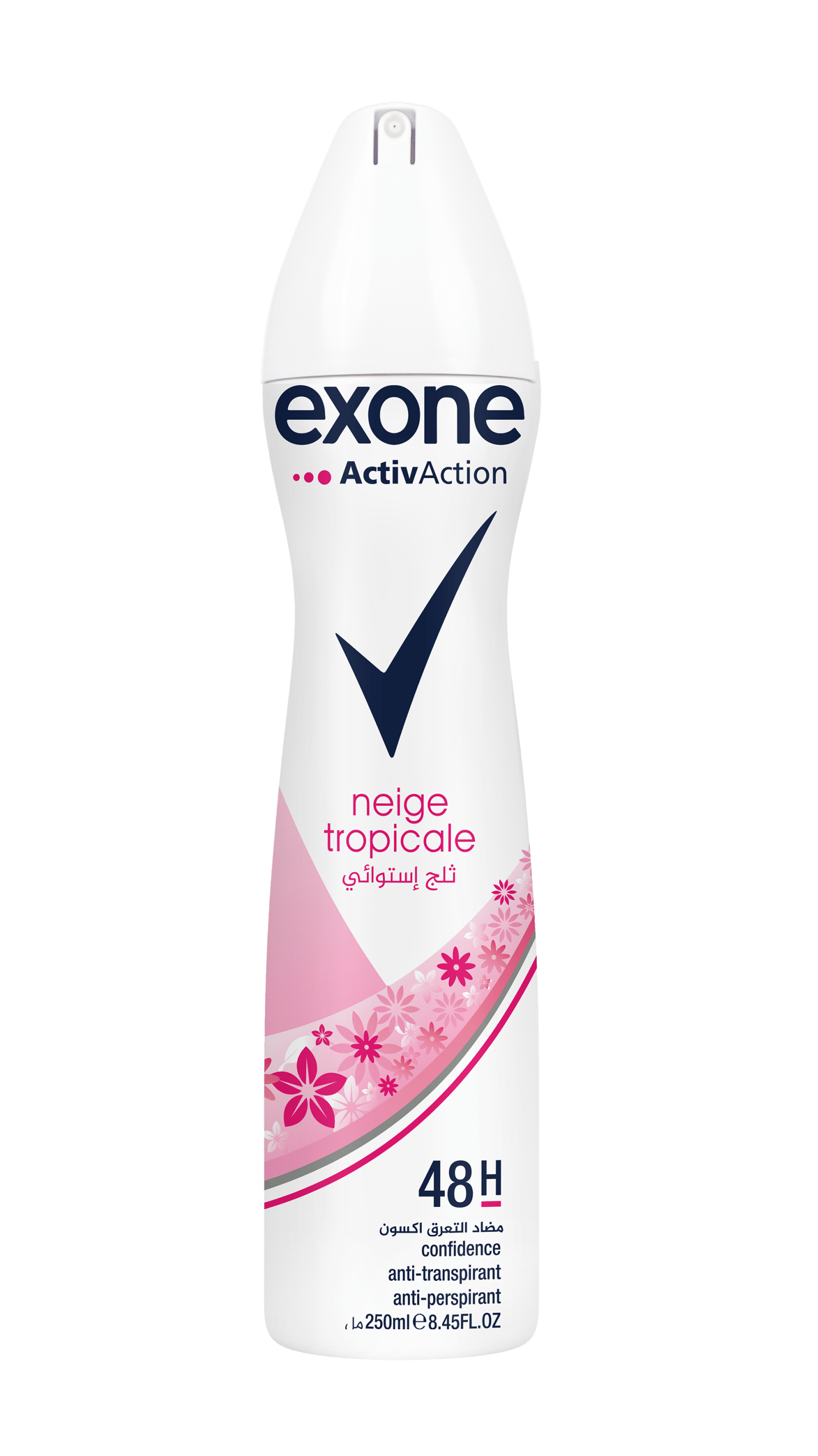 Exone Déodorant Spray Neige Tropical (FEMME) – 250ML
