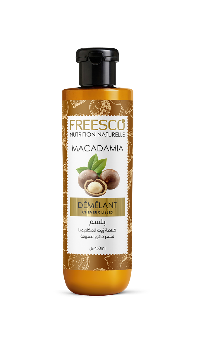 Démêlant FREESCO à l’huile de macadamia-450ML