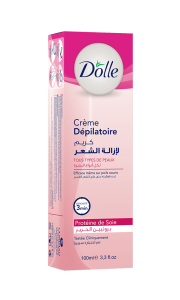 Crème Dépilatoire Dolle Tous Types de Peaux (Protéine de Soie)-100ML