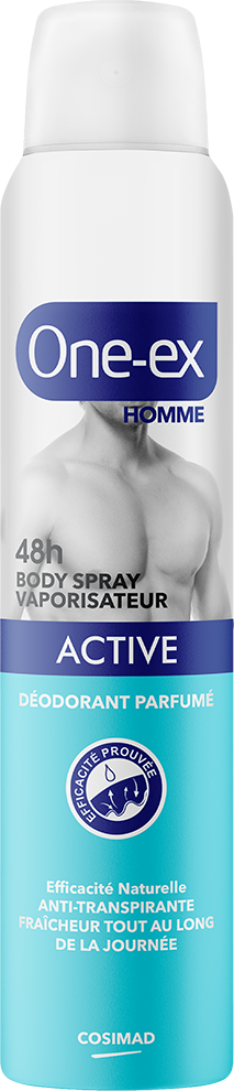 One-ex Déodorant Spray ACTIVE Homme-200ml