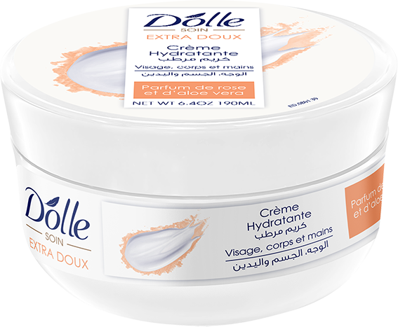Crème Hydratante Dolle Extra Doux (Aloe Vera & Rose)-190ML