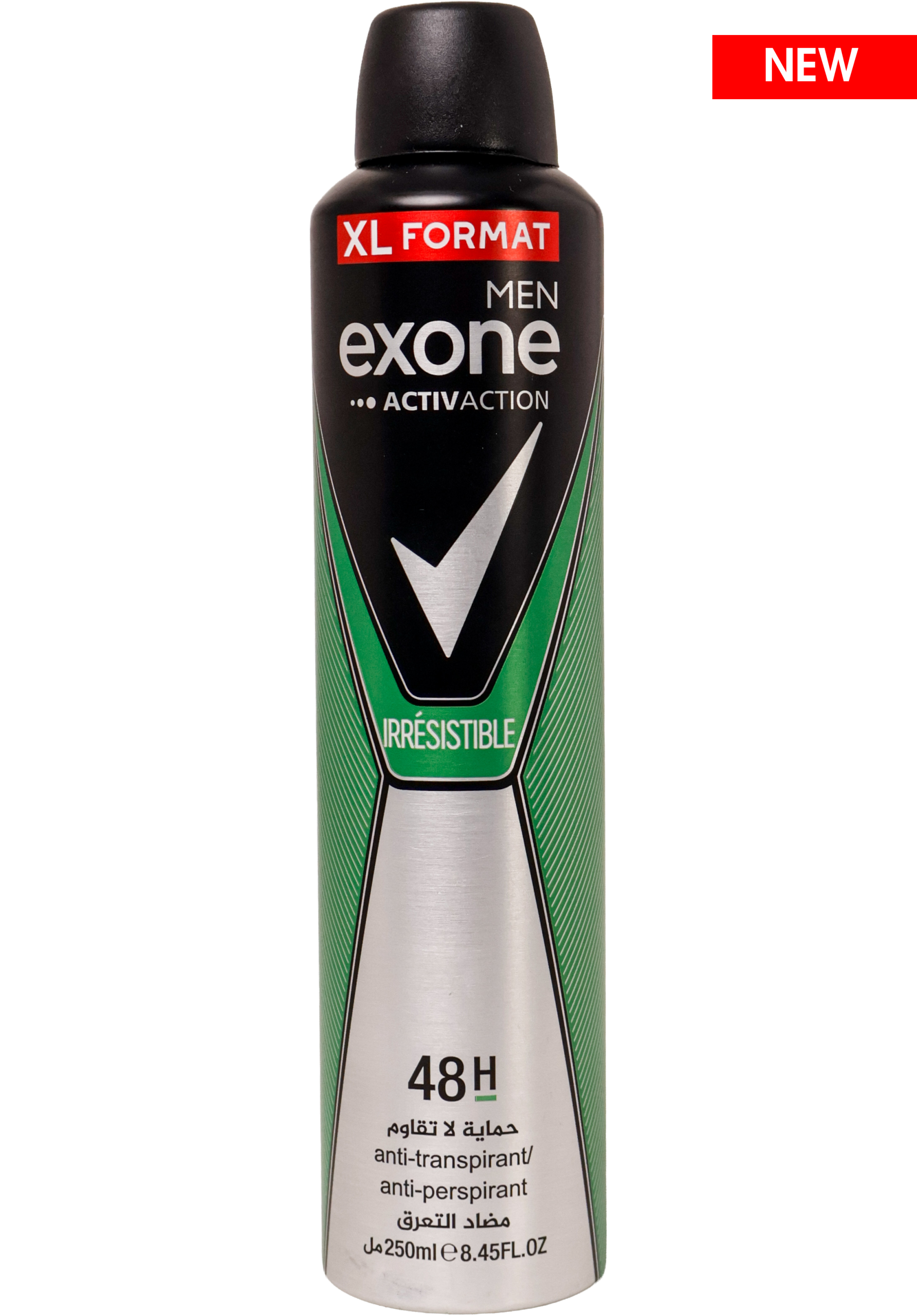 Exone Déodorant Spray Irrésistible (HOMME) – 250ML