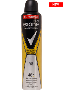 Exone Déodorant Spray Protection Non-Stop (HOMME) – 250ML