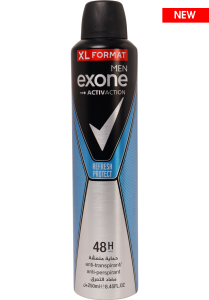 Exone Déodorant Spray Refresh Protect (HOMME) – 250ML