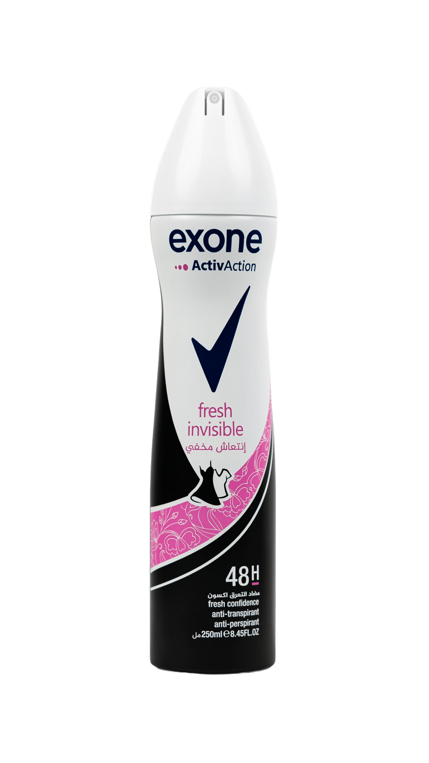 Exone Déodorant Spray Fresh Invisible (FEMME) – 250ML