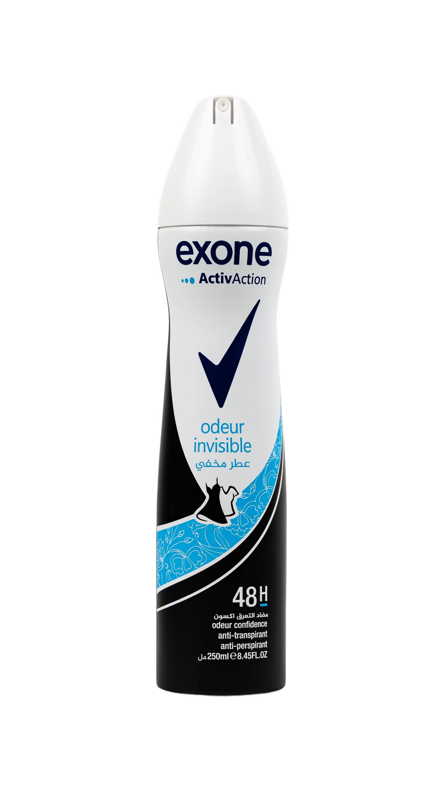 Exone Déodorant Spray Odeur Invisible (FEMME) – 250ML