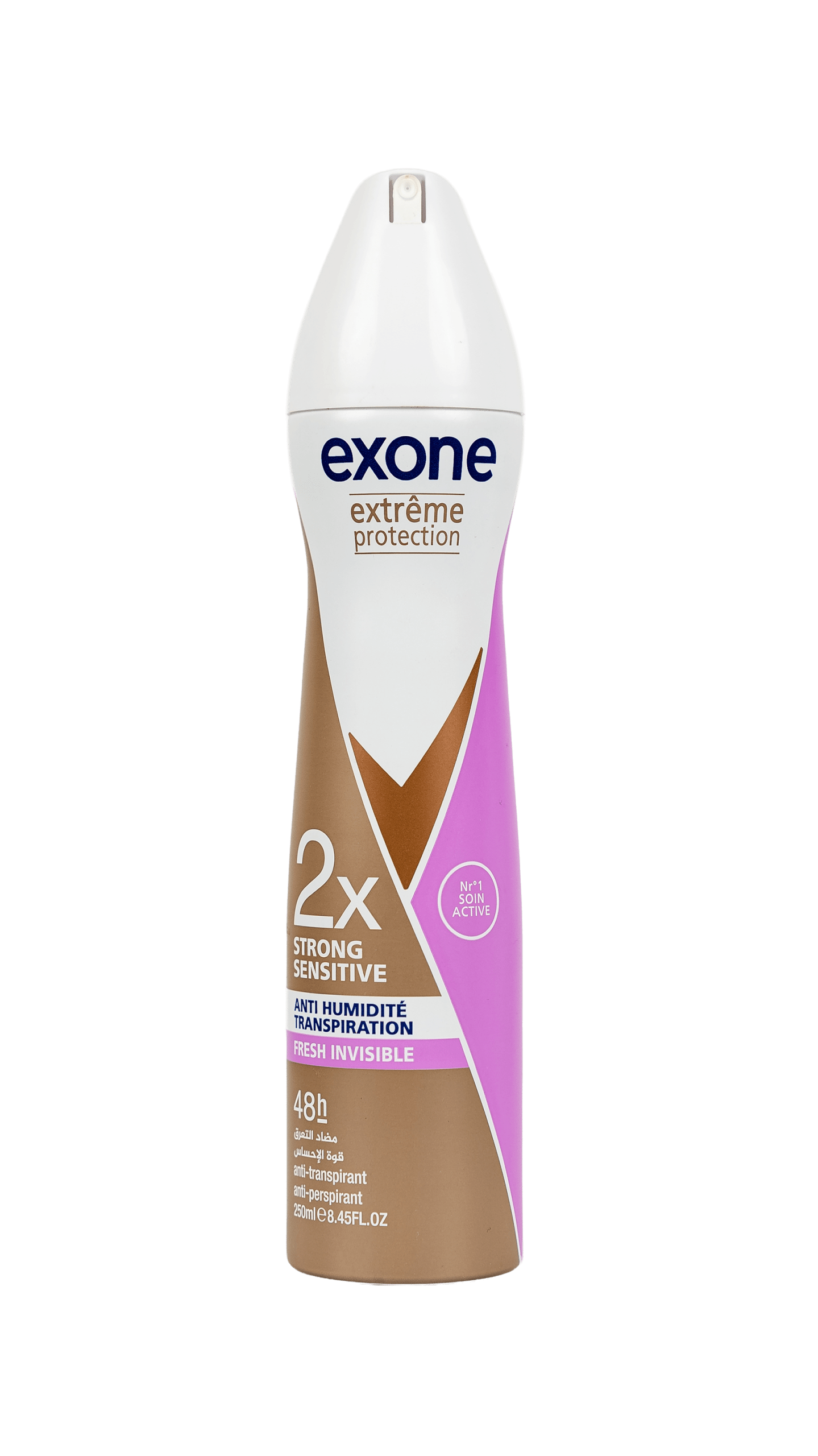 Exone Déodorant Spray Extrême Protection 2x Strong Sensitive (FEMME) – 250ML